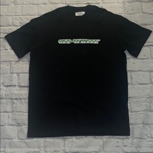 Off-White money tee size medium shirt Black Tee with Green Logo